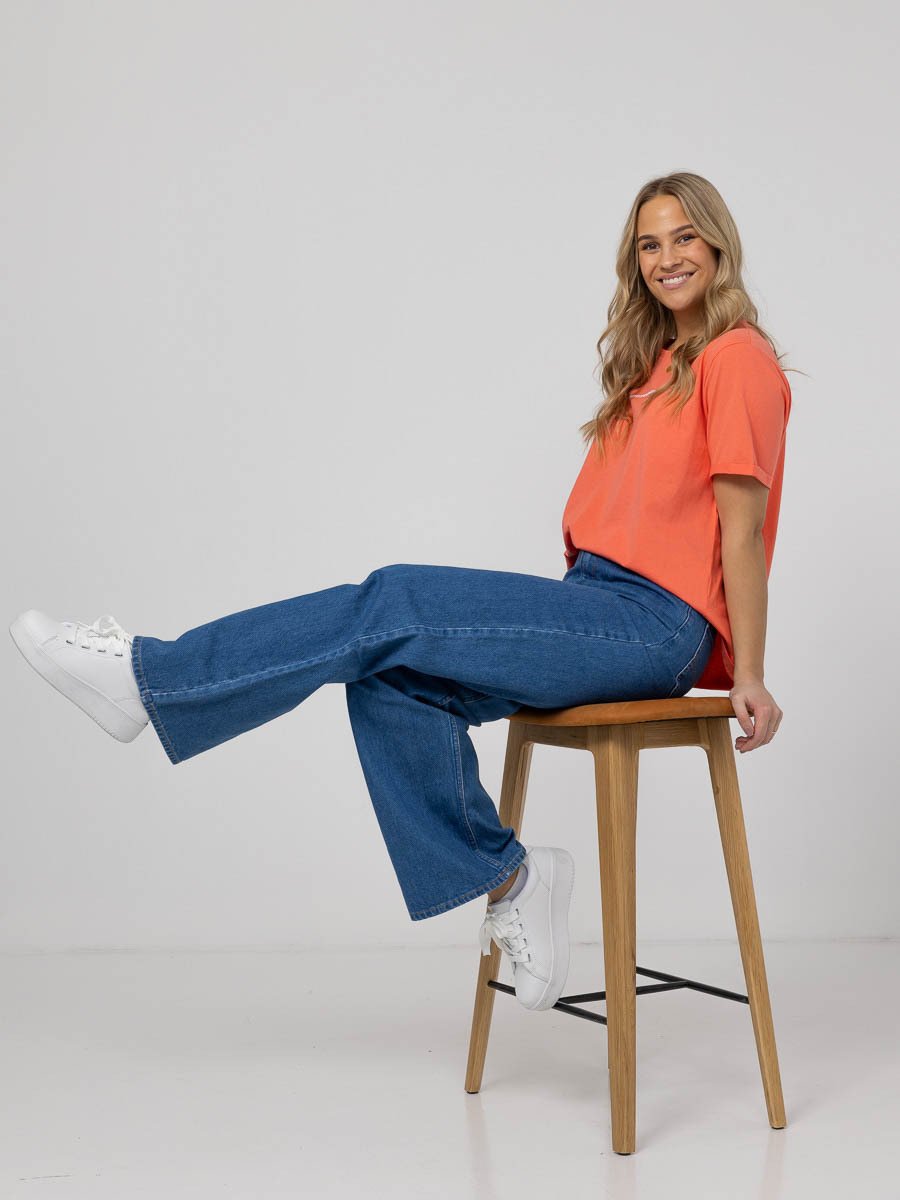 MSCH Copenhagen Terina Logo Tee P Rose/White