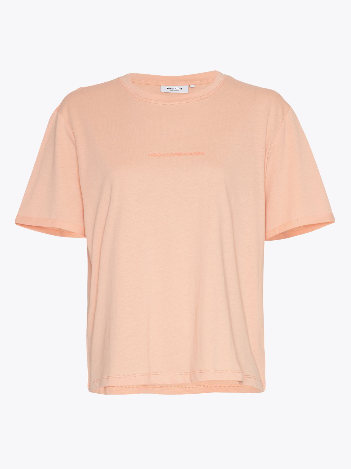 MSCH Copenhagen Terina Logo Tee Salmon / Persimmo