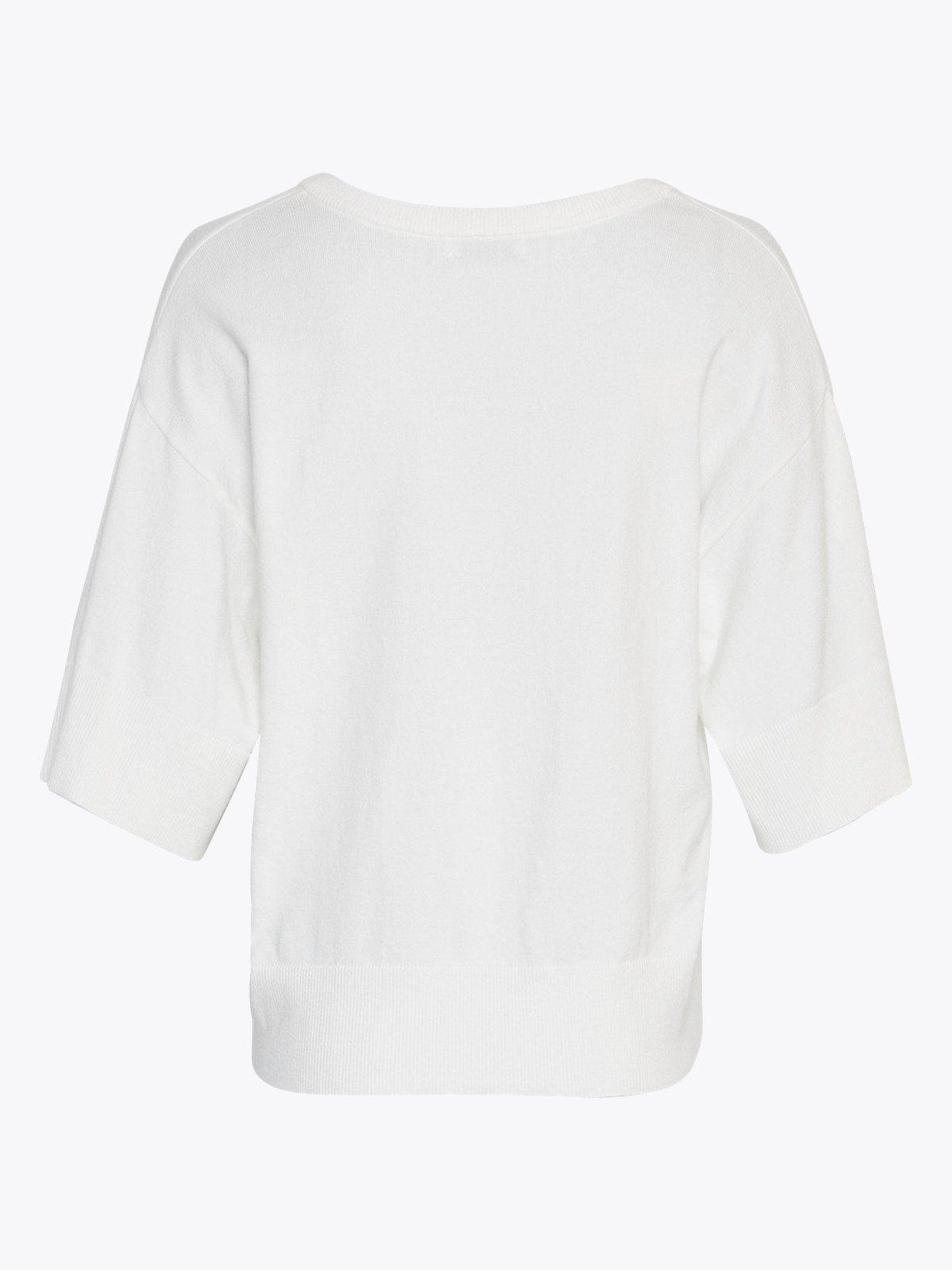 MSCH Copenhagen Eslina Rachelle 2/4 V-Neck Pullove Egret