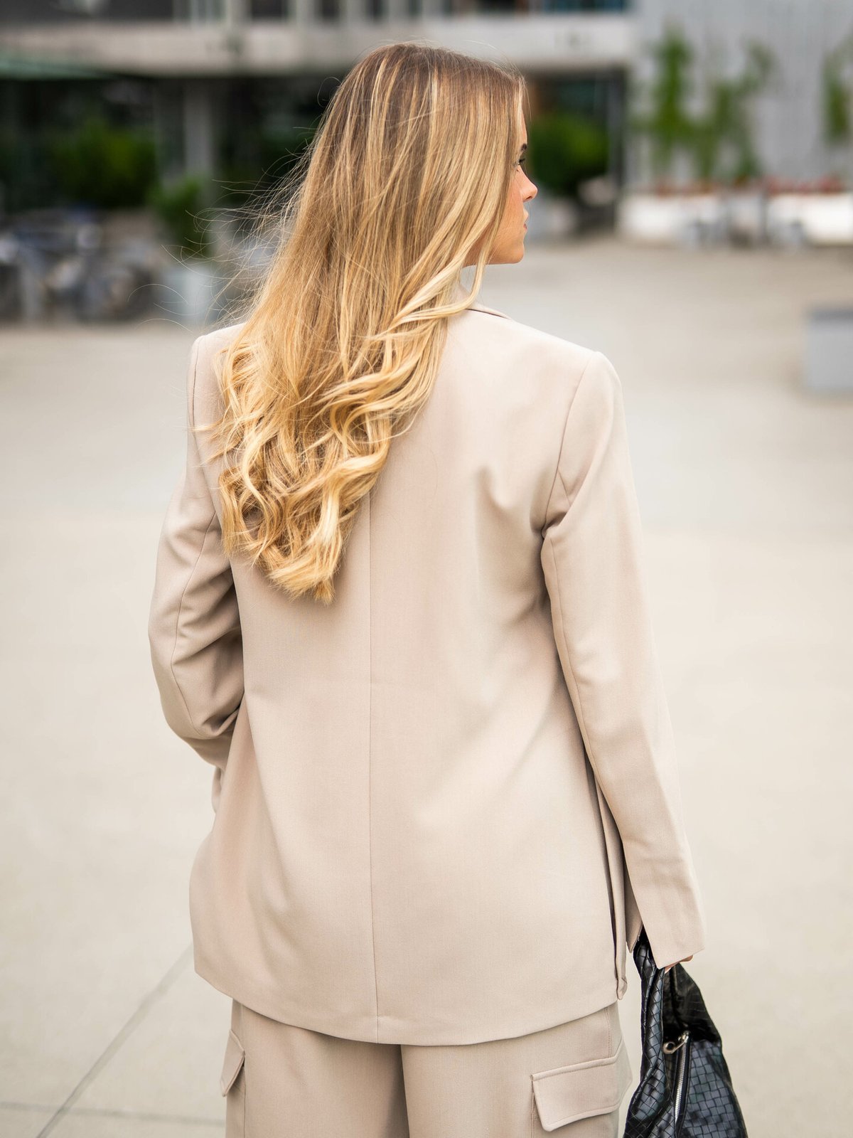 MSCH Copenhagen Barbine Slit Blazer Trenchcoat