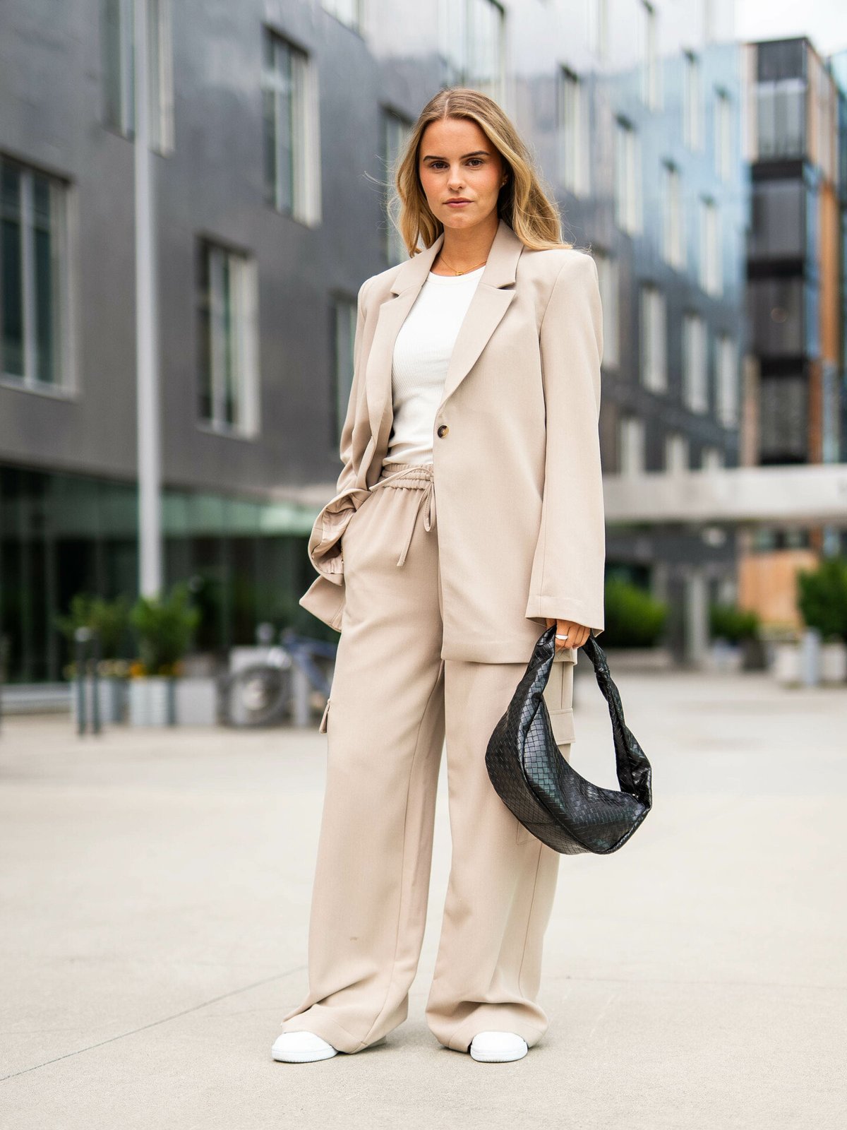 MSCH Copenhagen Barbine Slit Blazer Trenchcoat