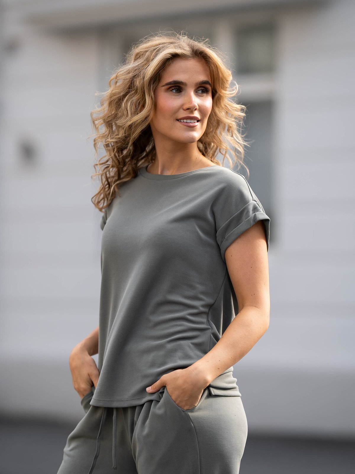 MSCH Copenhagen Birdia Lynette Tee Mulled Basil