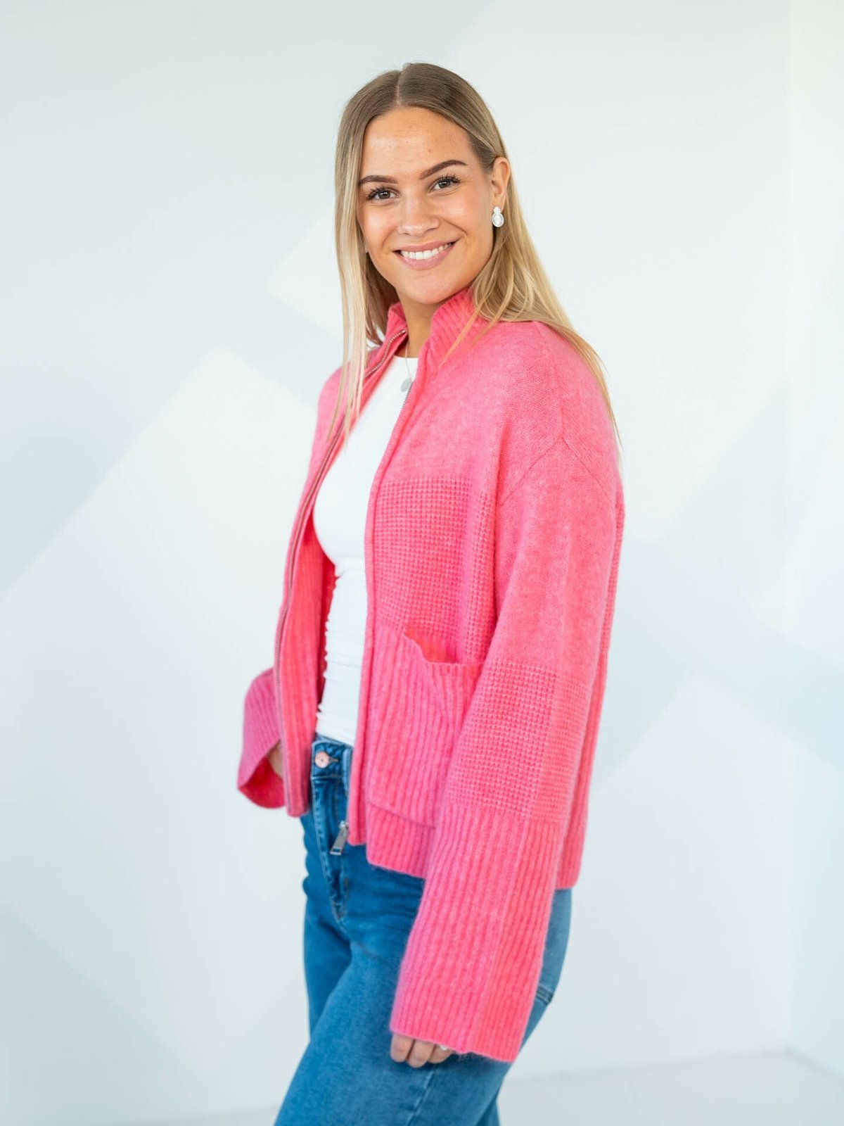 MSCH Copenhagen Lediona Hope Cardigan Bubblegum Melange