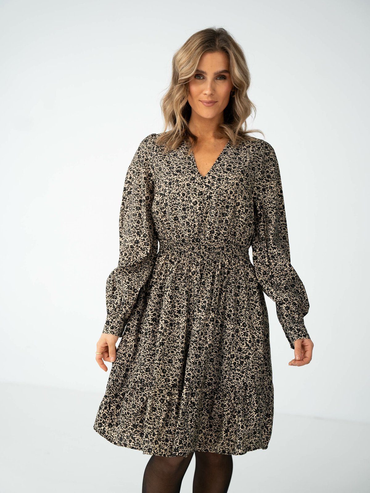 MSCH Copenhagen Karitta Setara Dress All Over Print Trench Coat Flower