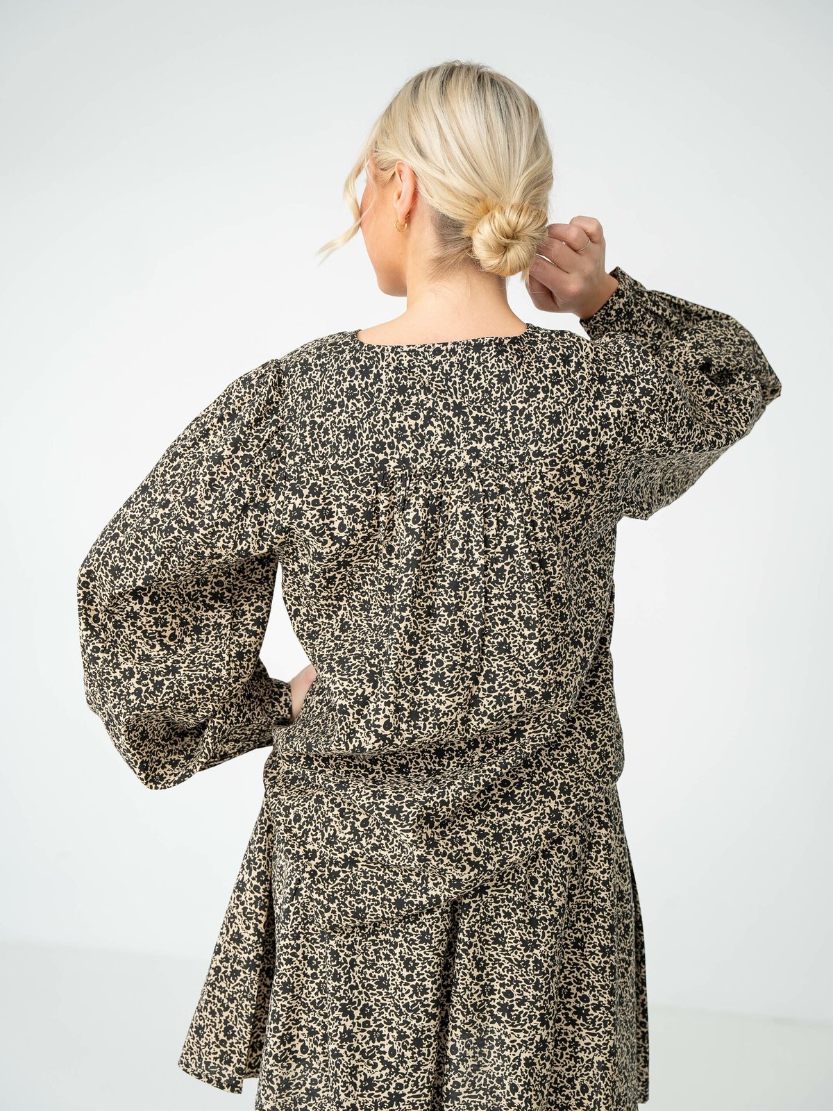 MSCH Copenhagen MSCH Karitta Setara Shirt AOP Trench Coat Flower