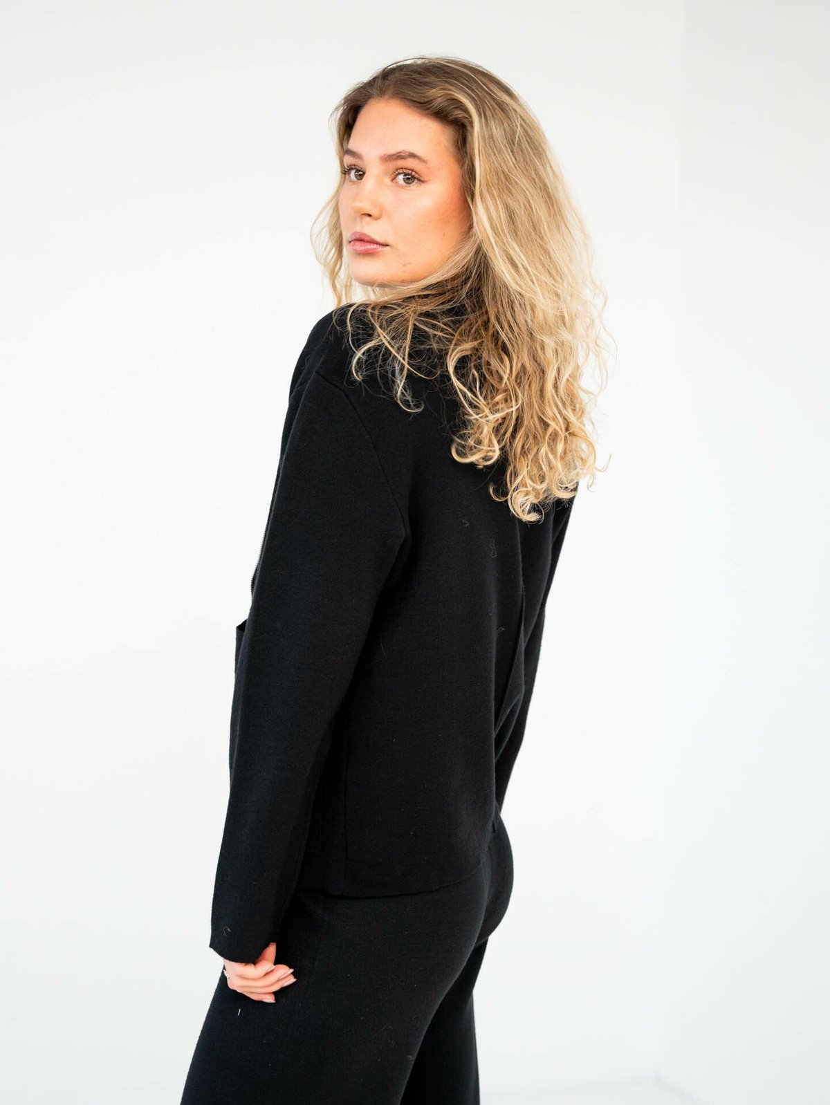MSCH Copenhagen MSCH Regitta Rachelle Zip Cardigan Black