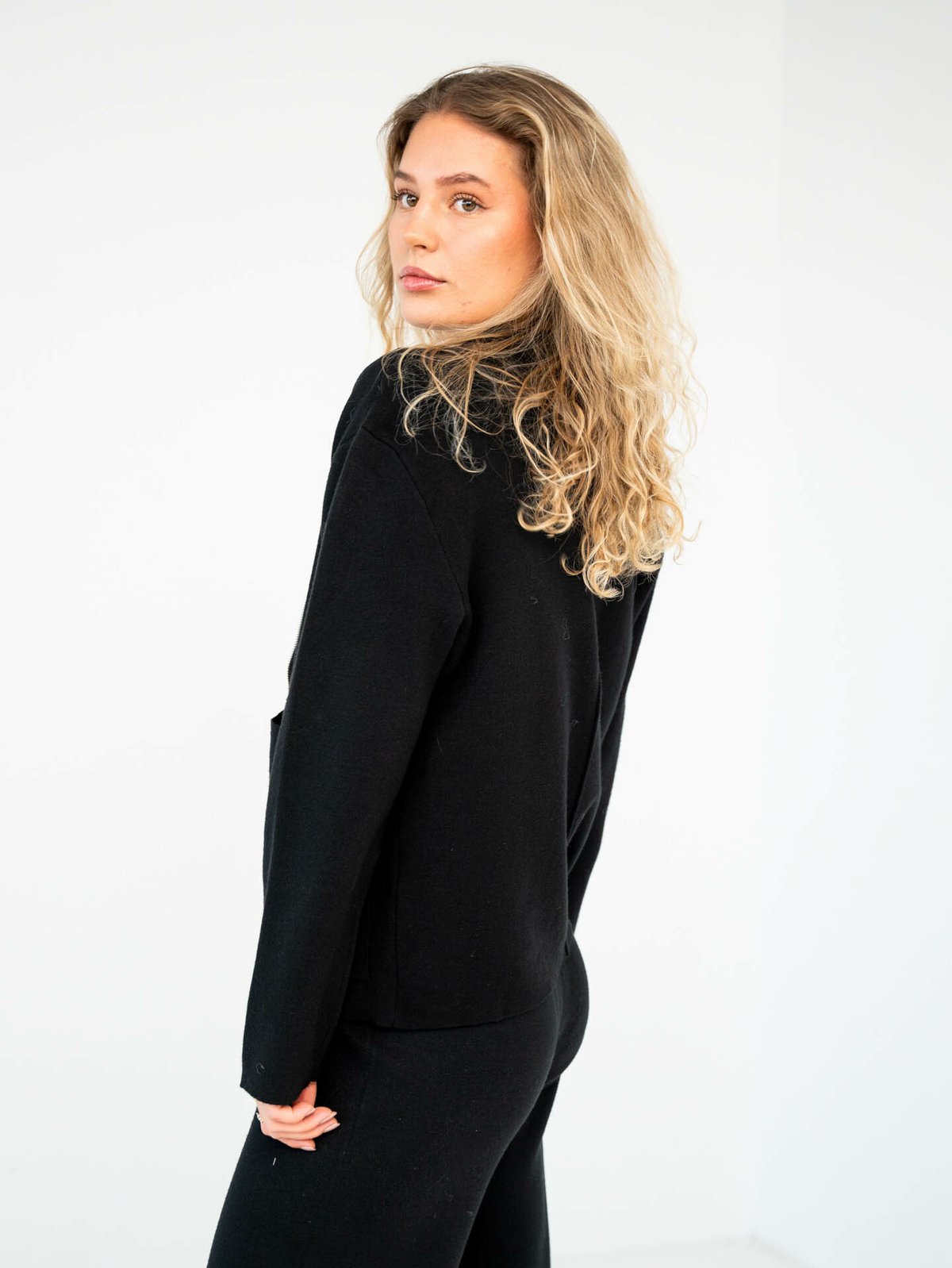 MSCH Copenhagen MSCH Regitta Rachelle Zip Cardigan Black