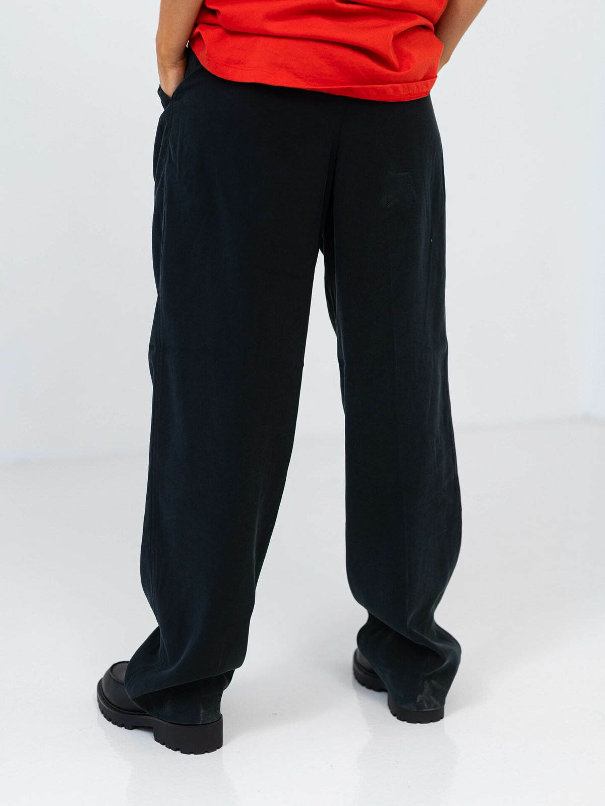 MSCH Copenhagen MSCH Copenhagen MSCH Copenhagen Madeira Selia Highwaisted Pants Black