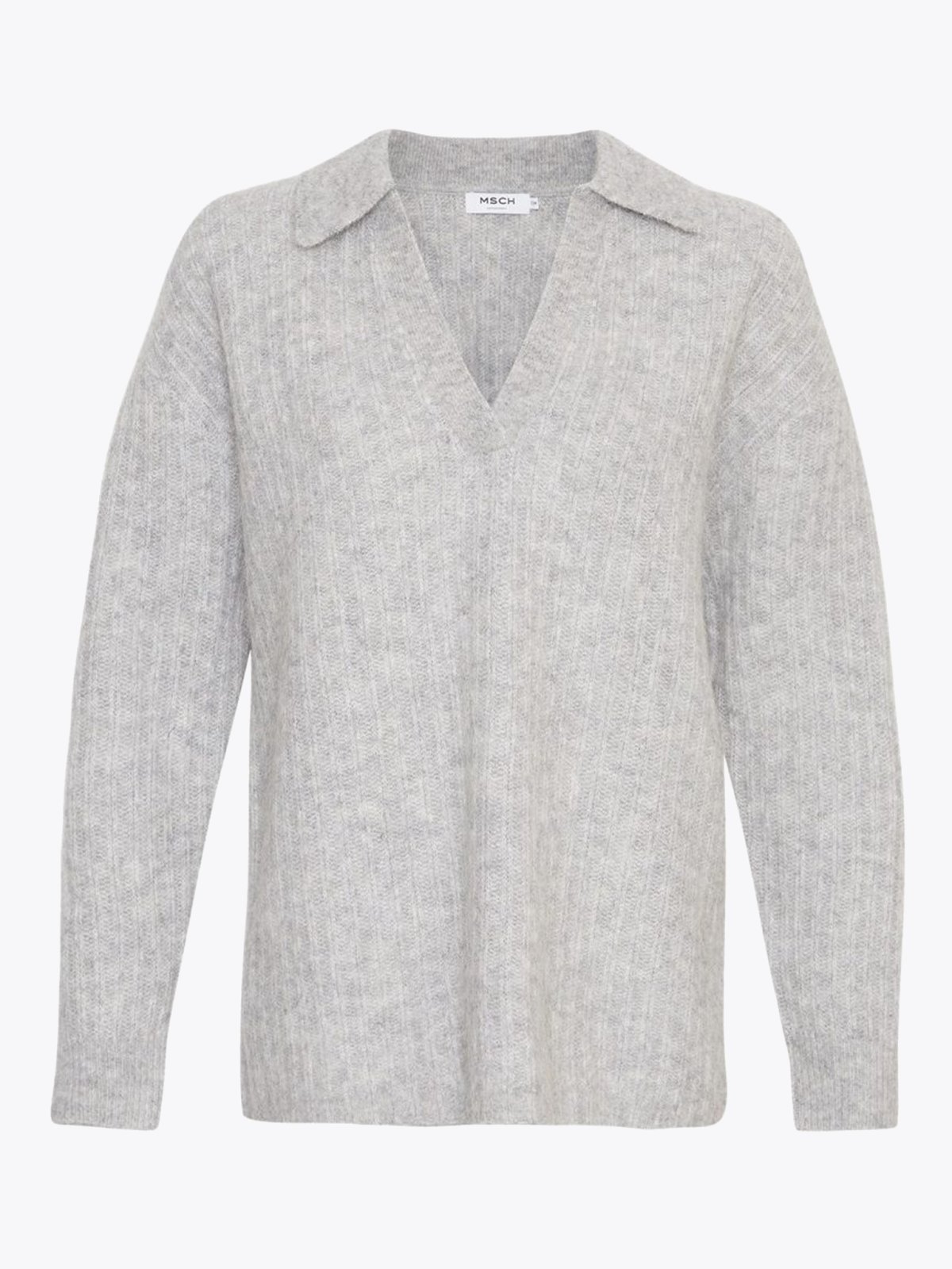 MSCH Copenhagen Elisia Nenaya Pullover Light Grey Melange