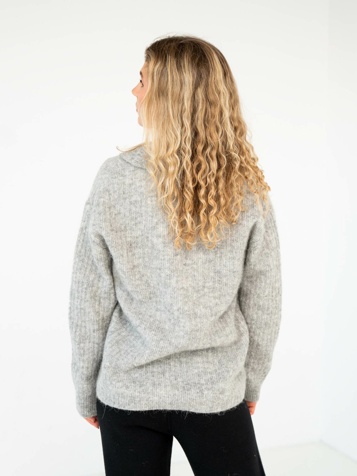 MSCH Copenhagen Elisia Nenaya Pullover Light Grey Melange