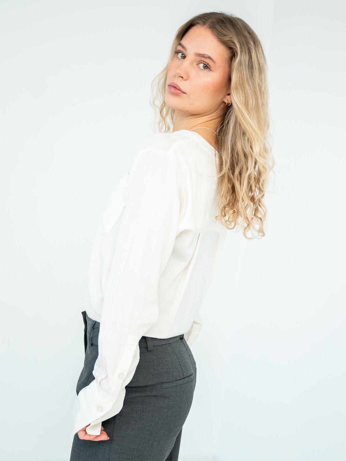 MSCH Copenhagen MSCH Adienna Maluca Shirt Egret