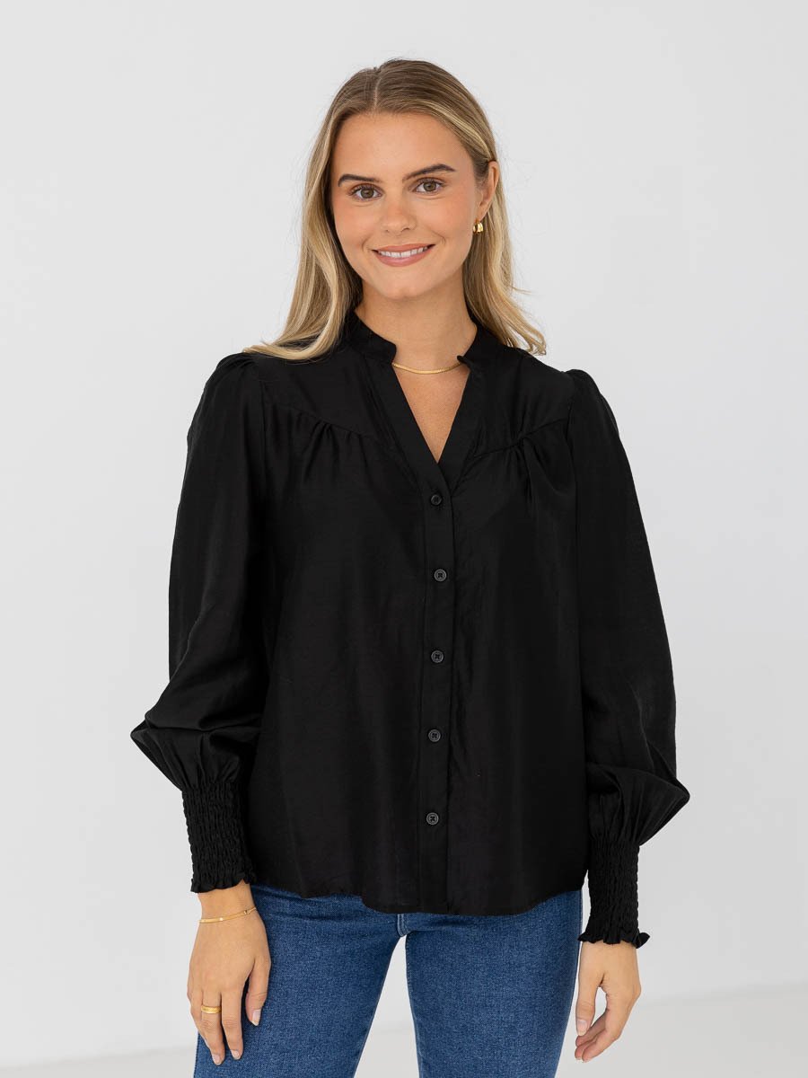 MSCH Copenhagen Kaliko Romina Shirt Black