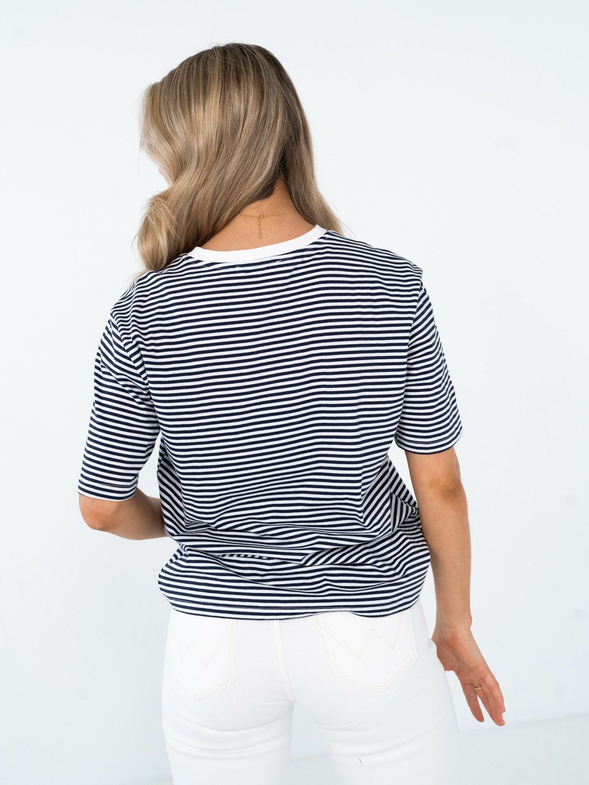 MSCH Copenhagen Hadrea Tee Stripe White / Overture