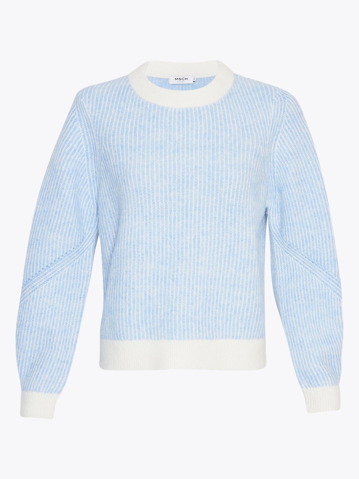 MSCH Copenhagen Eliza Nenaya Pullover Stripe Azurine / Ice