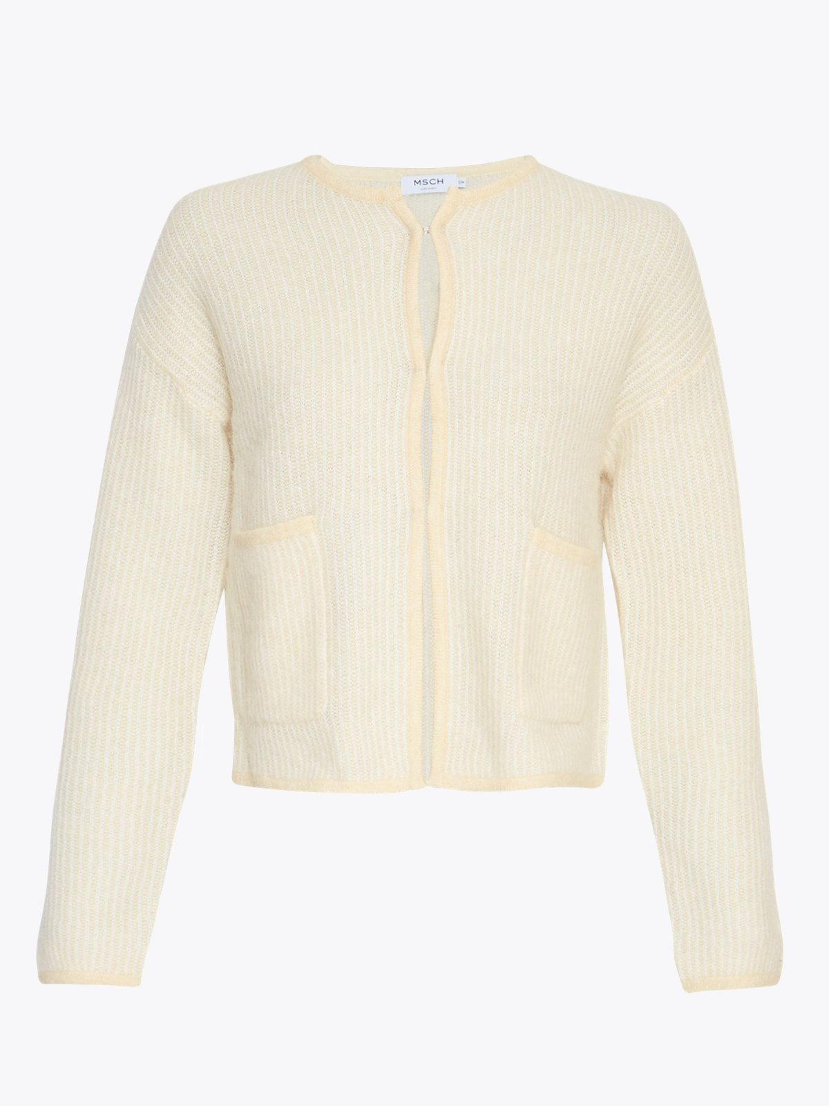 MSCH Copenhagen Eliza Nenaya Cardigan Stripe Yellow / Ice