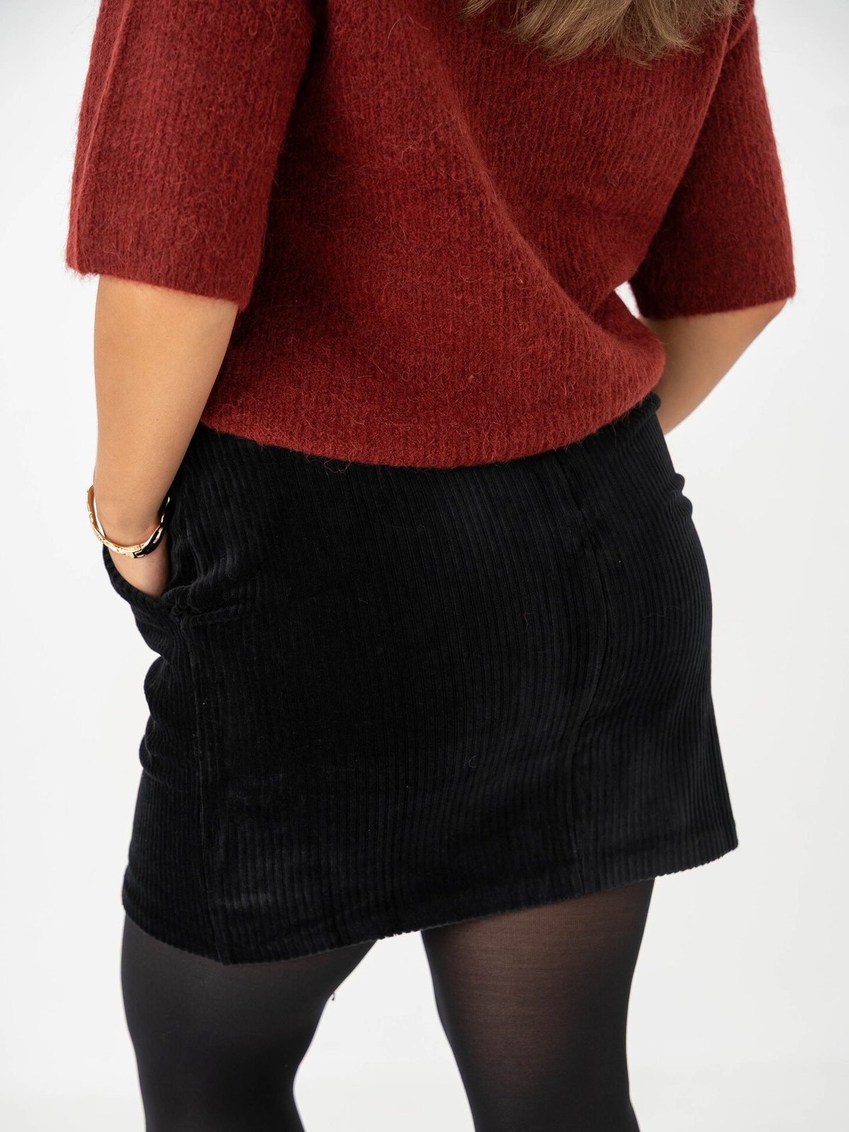 MSCH Copenhagen Floriana High Waist Skirt Black