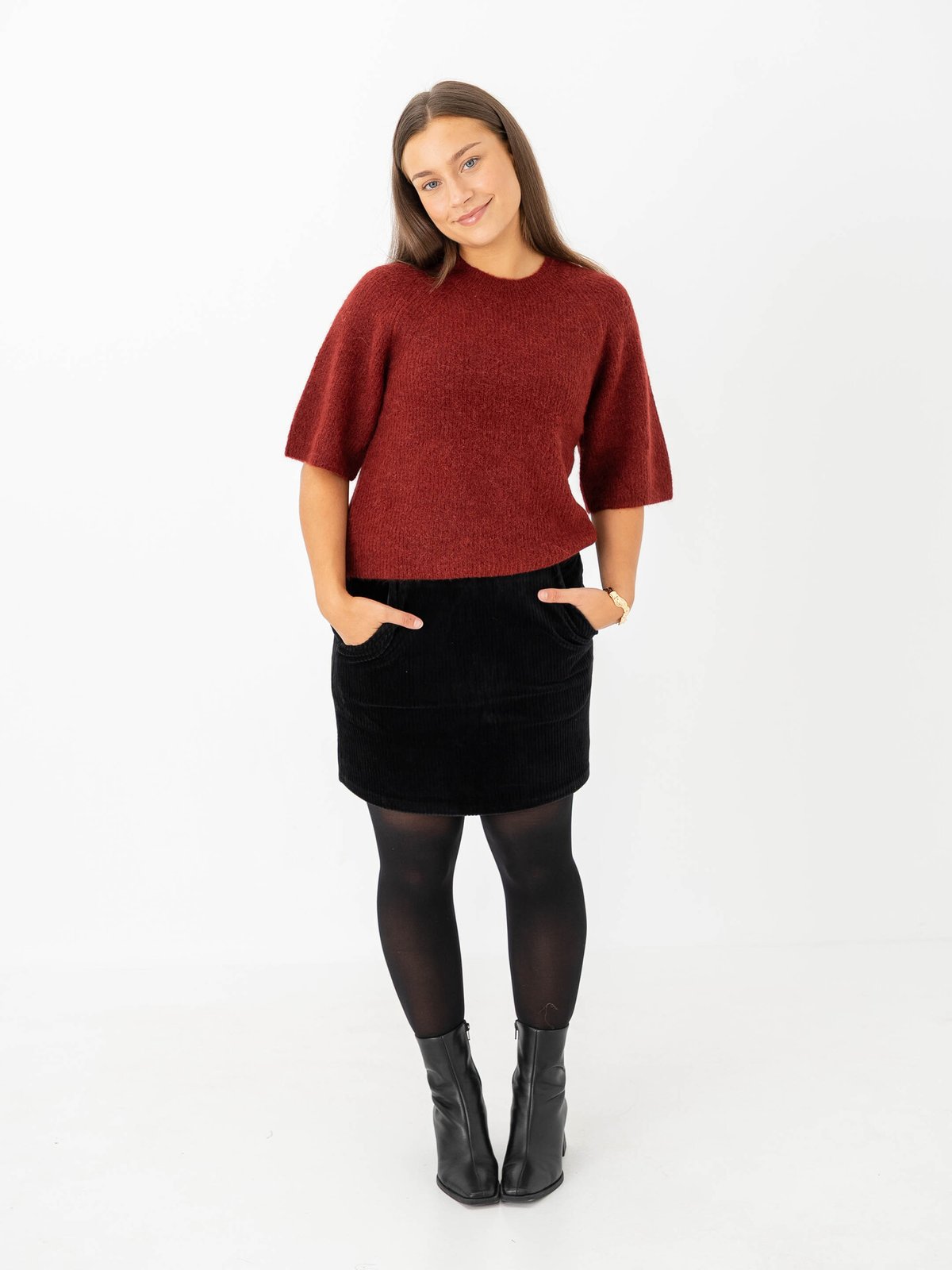 MSCH Copenhagen Floriana High Waist Skirt Black