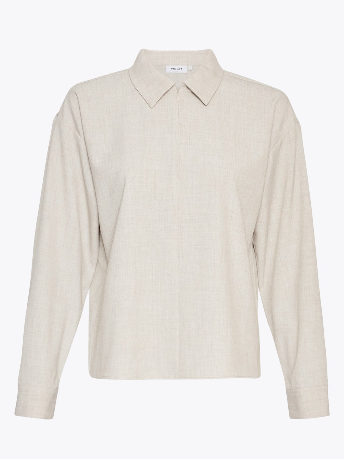 MSCH Copenhagen Edrea Top Oatmeal Melange