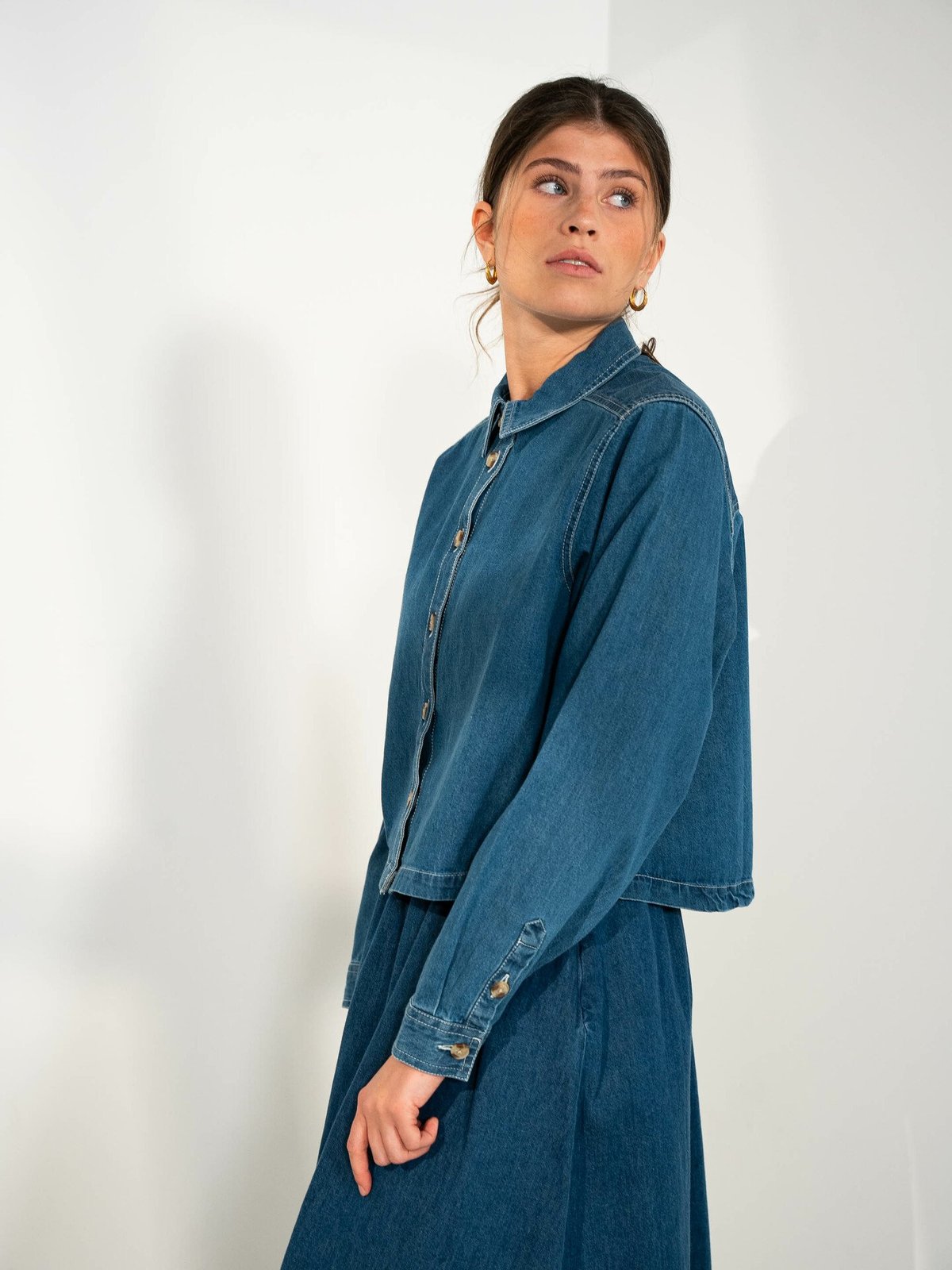 MSCH Copenhagen Shayla Shirt Mid Blue
