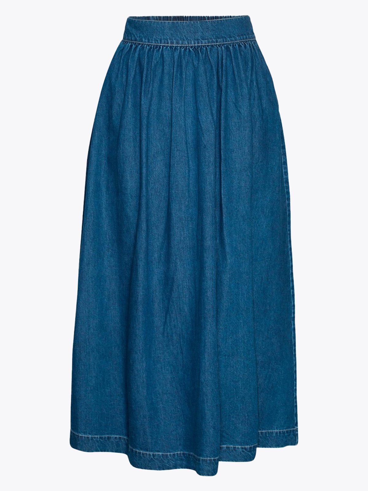 MSCH Copenhagen Shayla High Waist Skirt Mid Blue