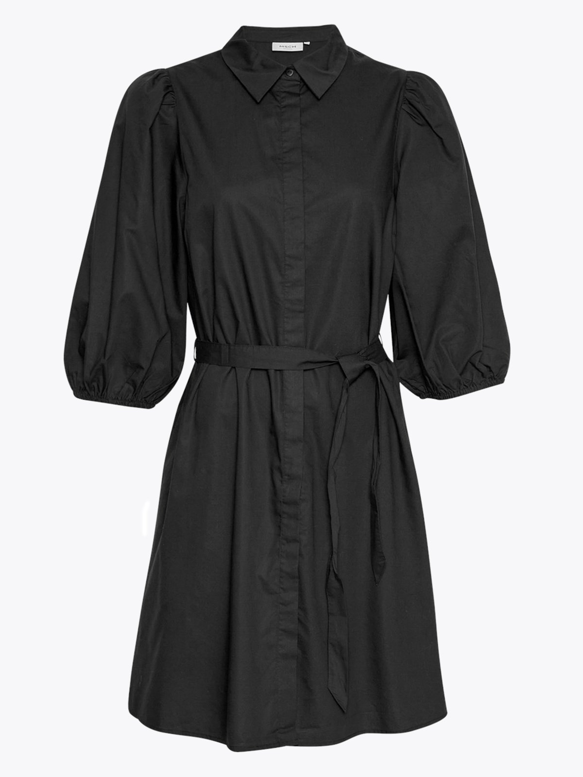 MSCH Copenhagen Cedrica Abiella 3/4 Shirt Dress Black