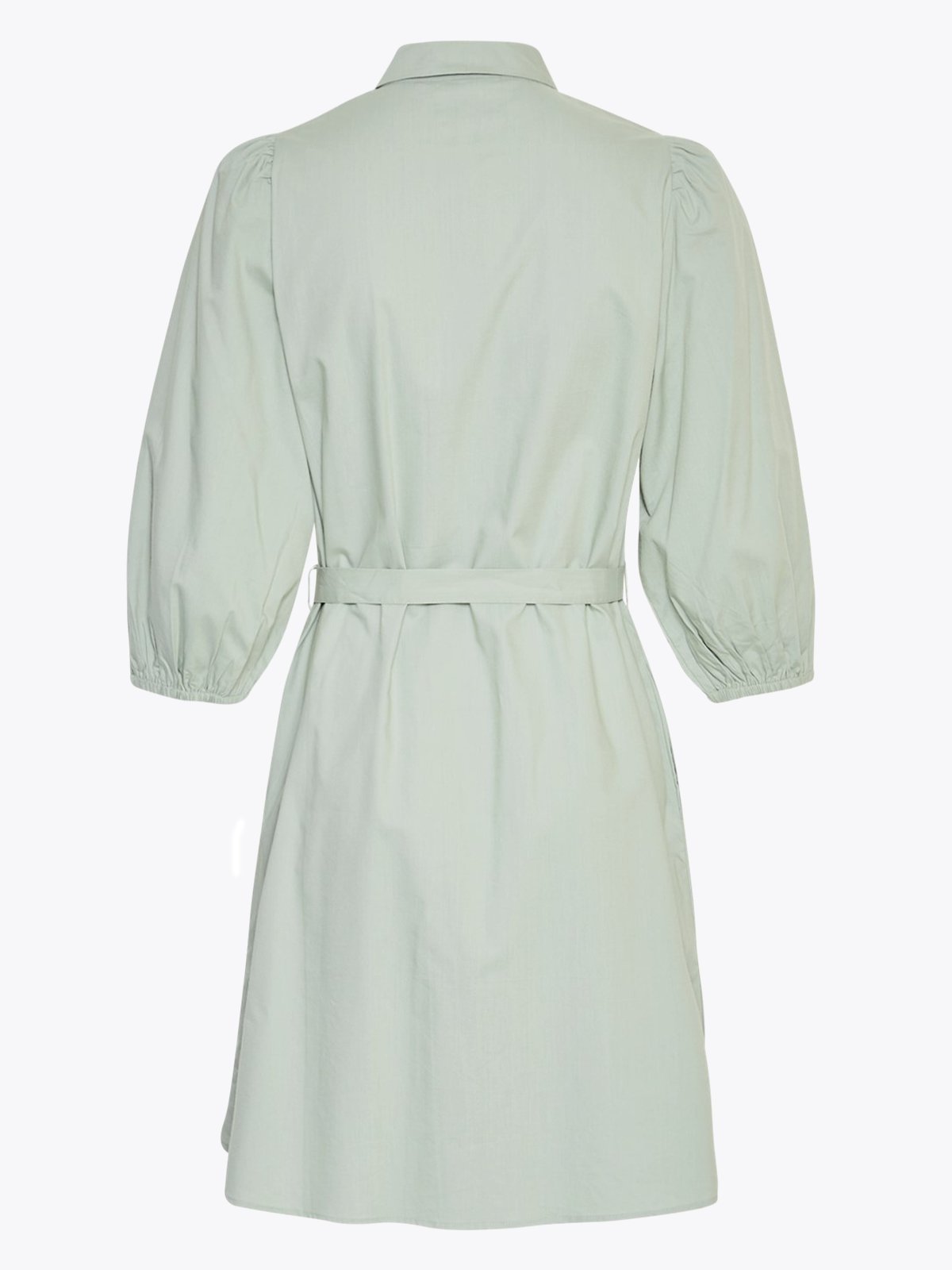 MSCH Copenhagen Cedrica Abiella 3/4 Shirt Dress Green Milieu