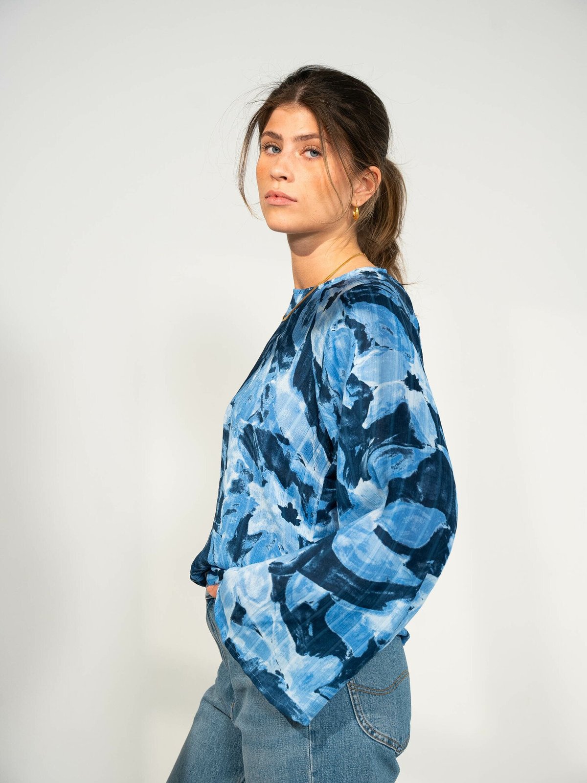 MSCH Copenhagen Laurisia Top Azurine Flower