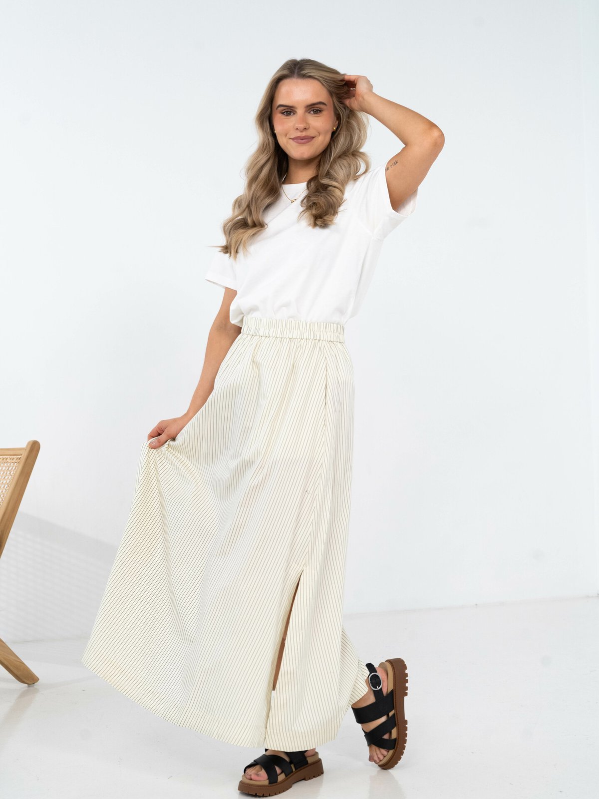 MSCH Copenhagen Wilhelmina Skirt Almond Oil