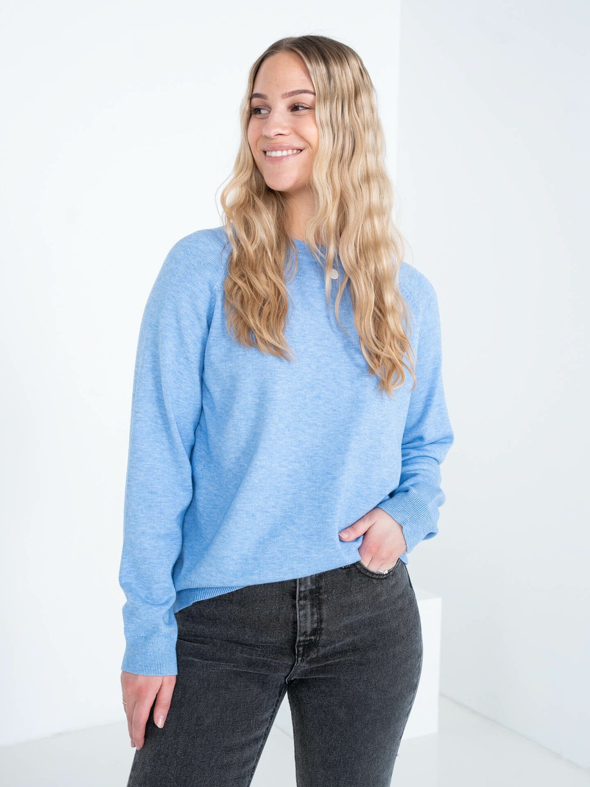 MSCH Copenhagen Sardia Rachelle Pullover Azurine Melange