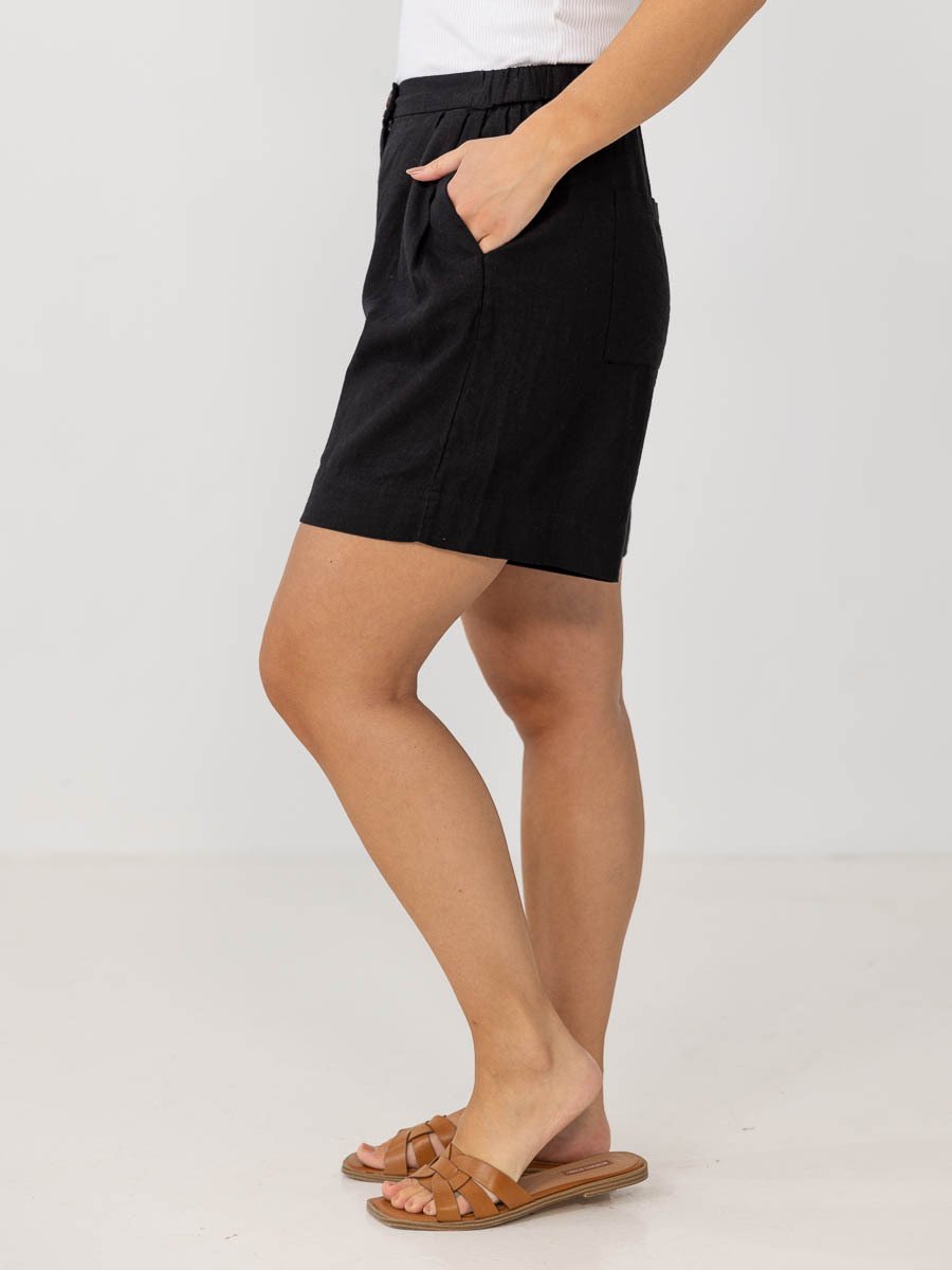 MSCH Copenhagen Jovene Ginia High Waist Shorts Black