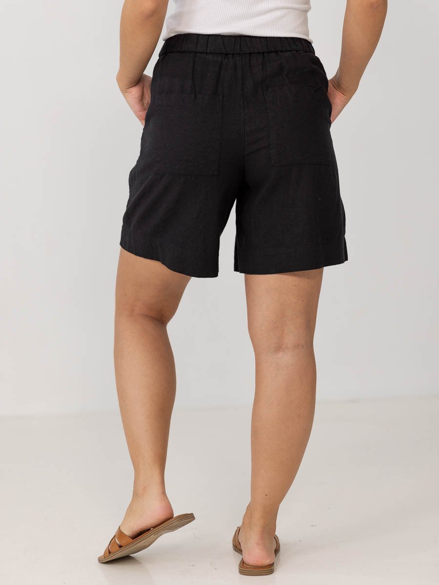 MSCH Copenhagen Jovene Ginia High Waist Shorts Black