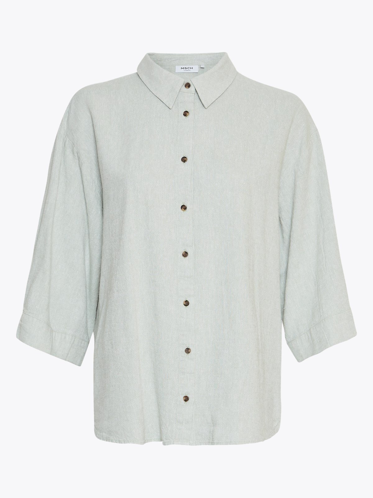 MSCH Copenhagen Jovene Ginia 3/4 Shirt Green M Melange