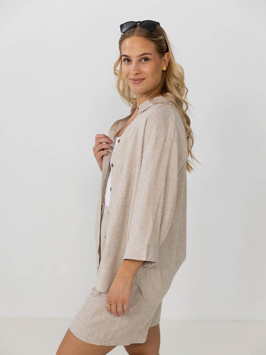 MSCH Copenhagen Jovene Ginia 3/4 Shirt Sand