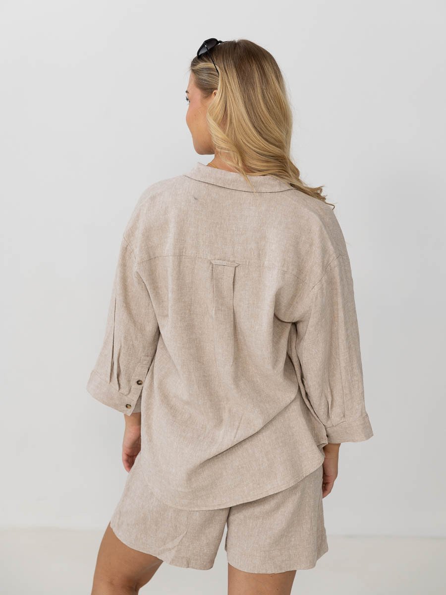 MSCH Copenhagen Jovene Ginia 3/4 Shirt Sand