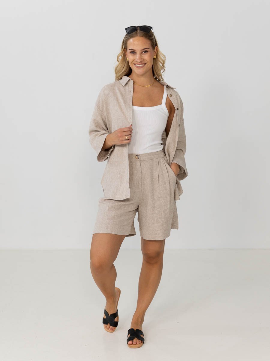 MSCH Copenhagen Jovene Ginia 3/4 Shirt Sand