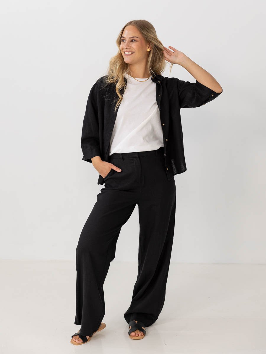 MSCH Copenhagen Jovene Ginia High Waisted Pants Black