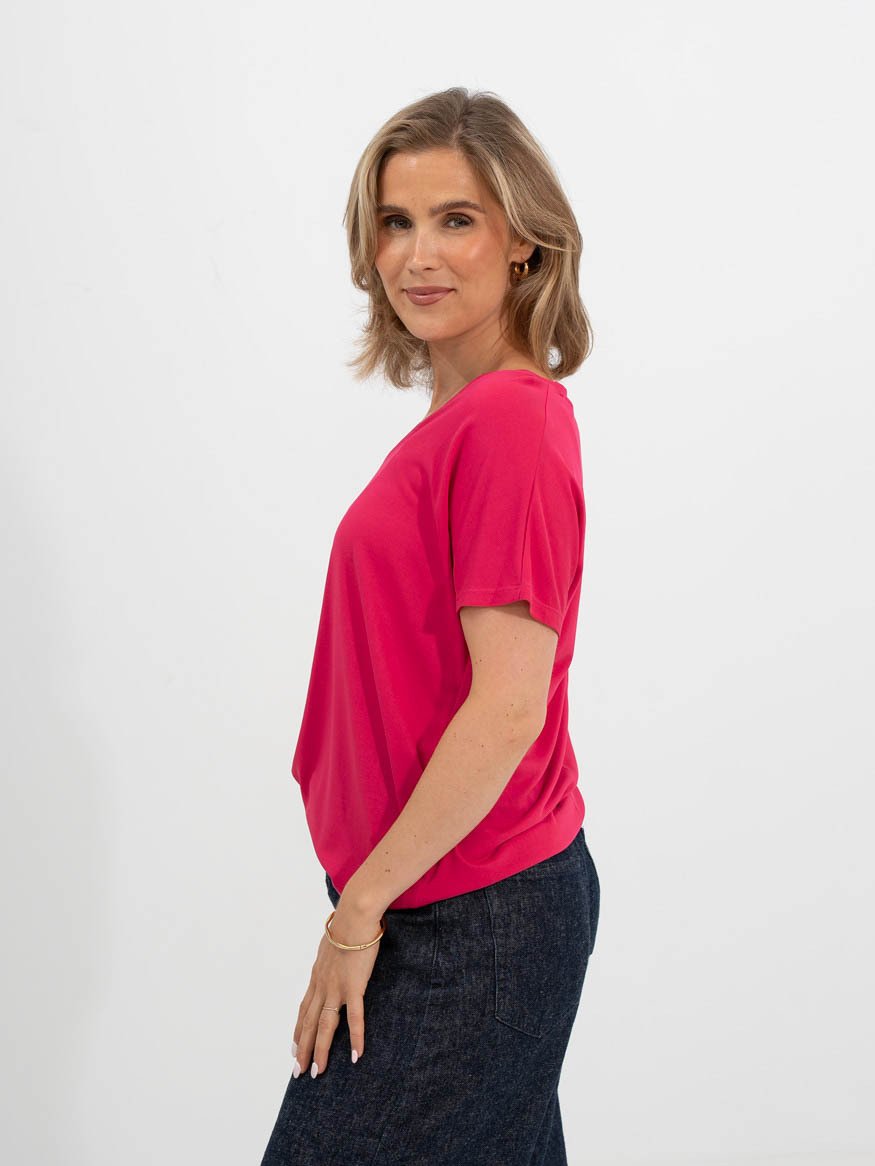 MSCH Copenhagen Fenya Modal V-Neck Tee Jazzy