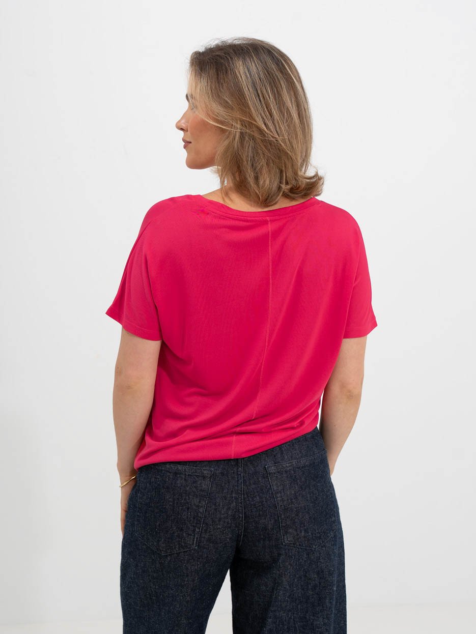 MSCH Copenhagen Fenya Modal V-Neck Tee Jazzy