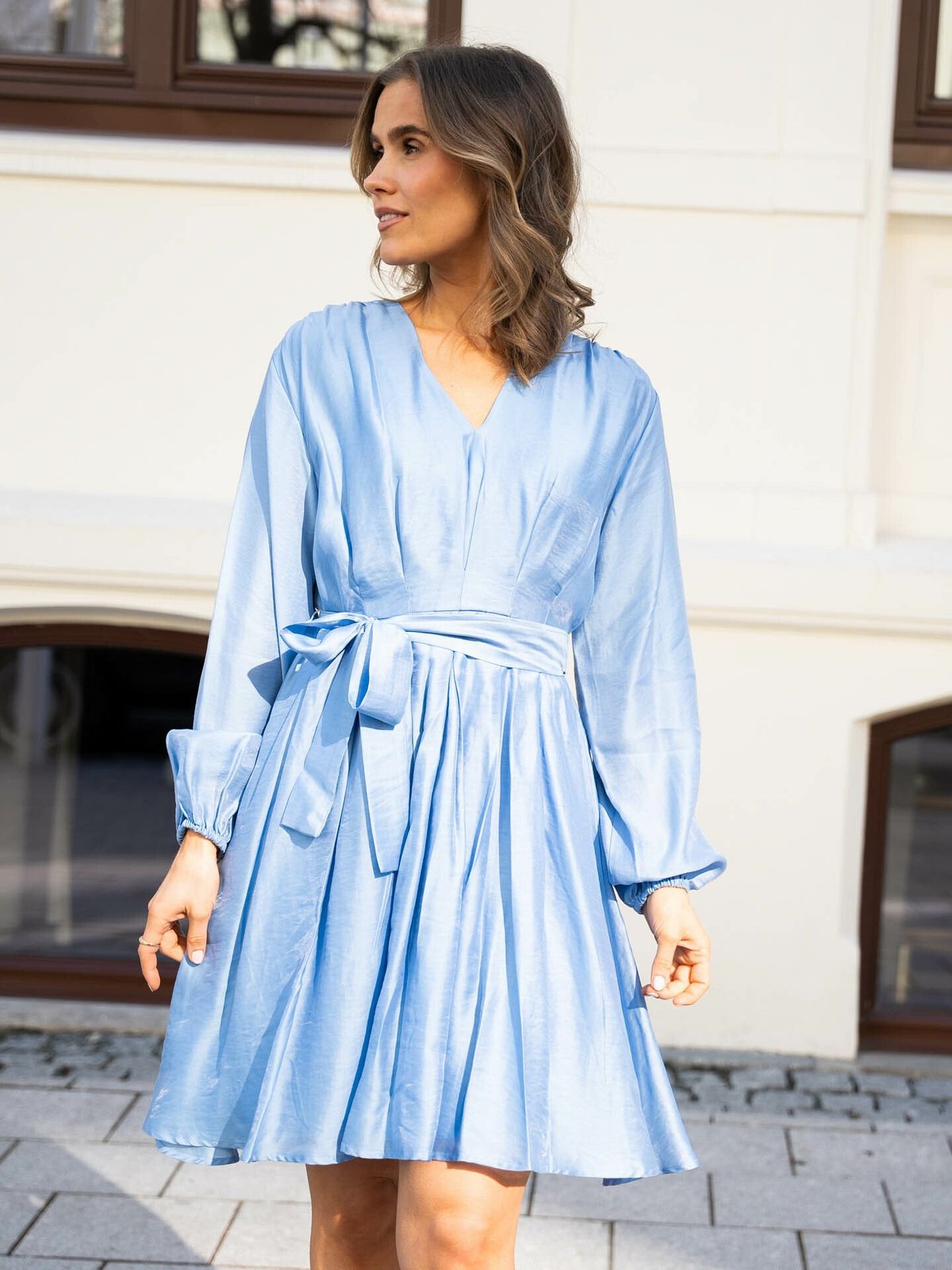 MSCH Copenhagen Elenore Maire Dress Azurine