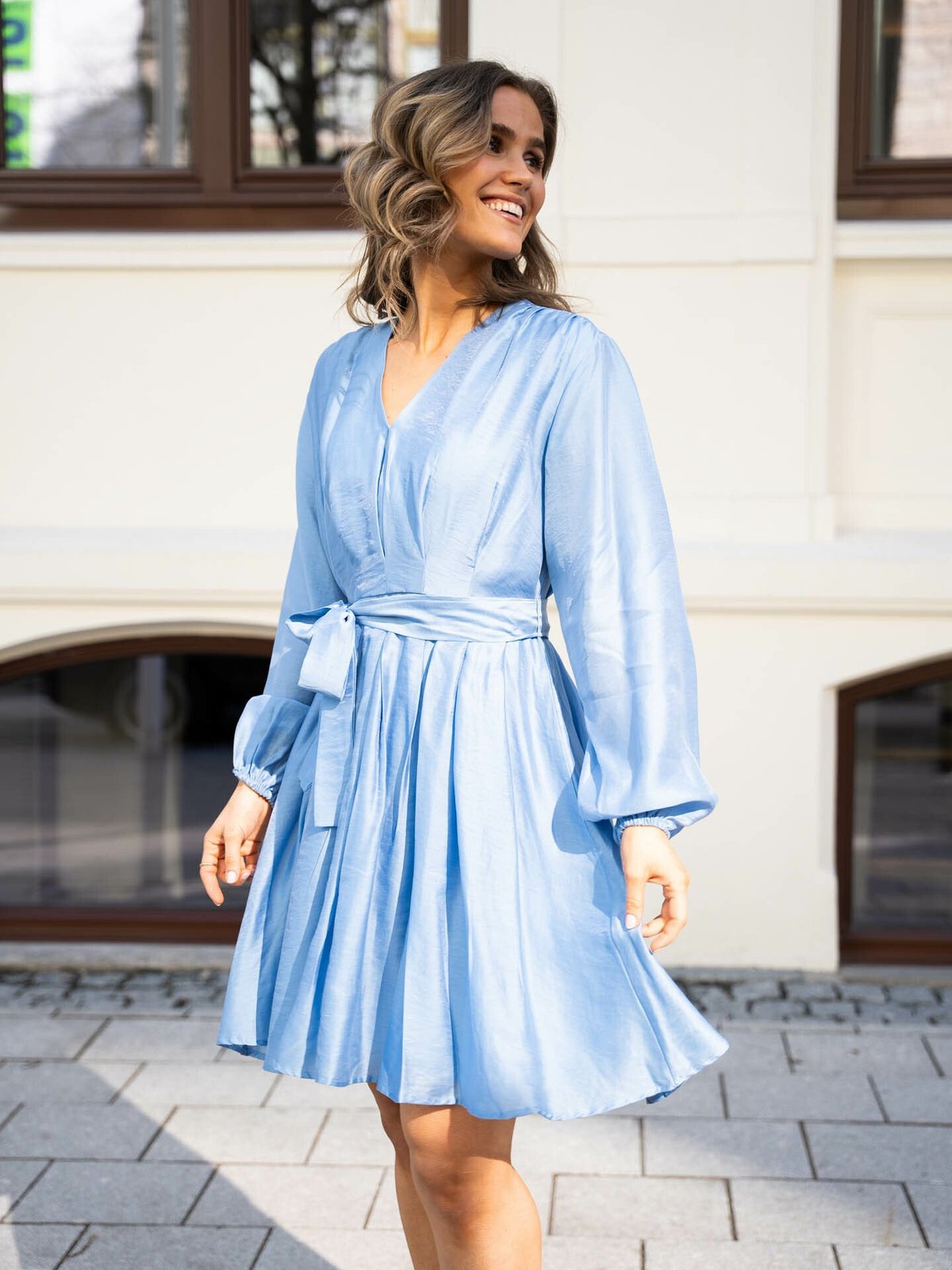 MSCH Copenhagen Elenore Maire Dress Azurine