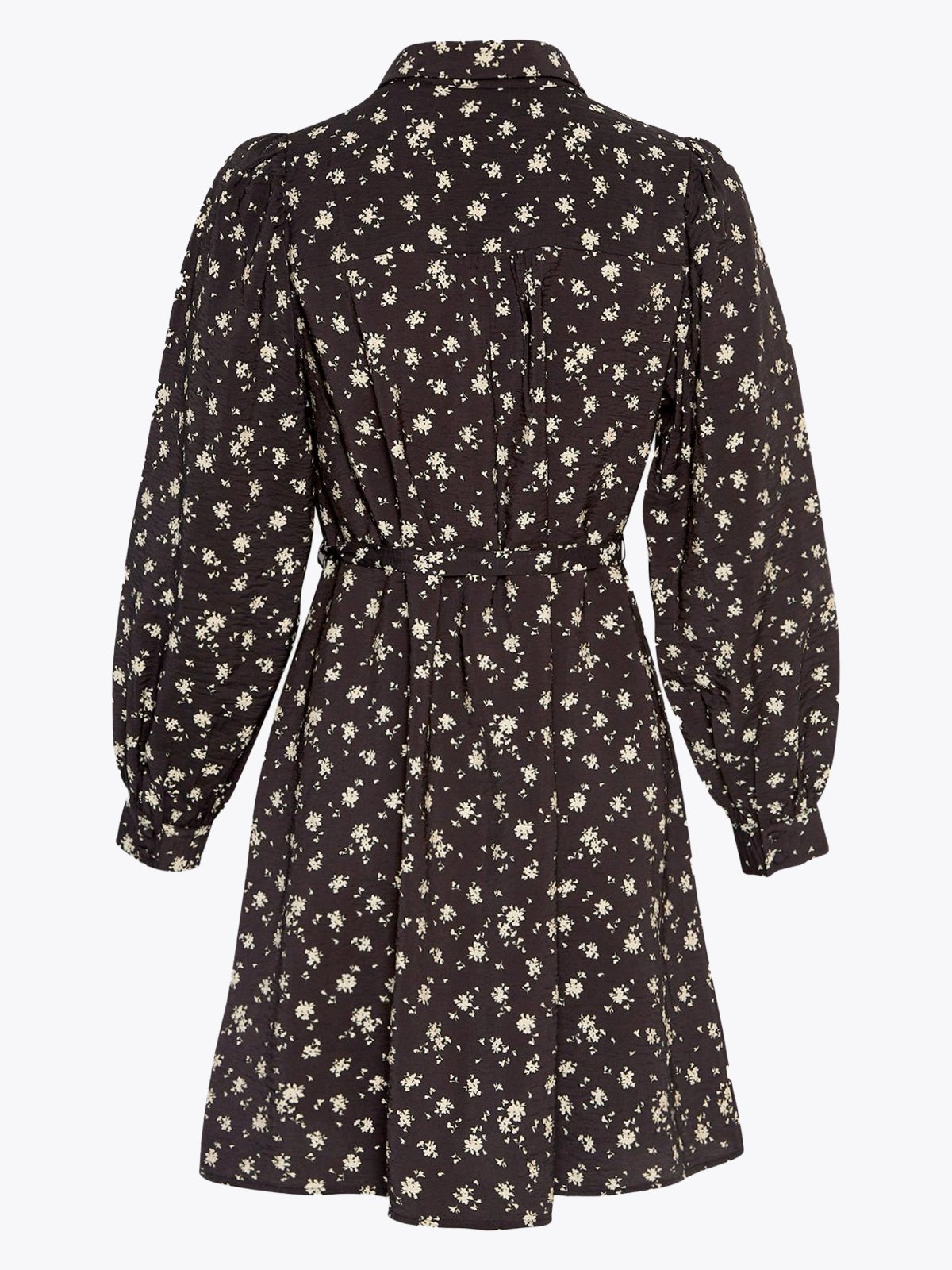 MSCH Copenhagen Nathasia Ladonna Shirt Dress Black Flower