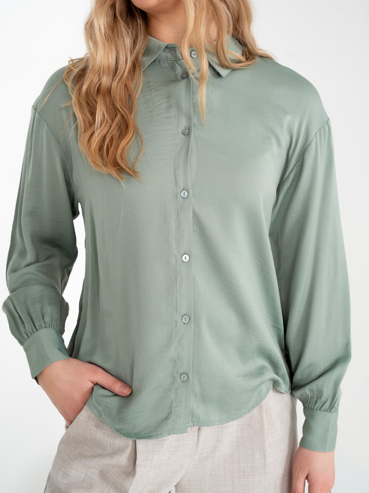 MSCH Copenhagen Varsha Romania Shirt Green Milieu