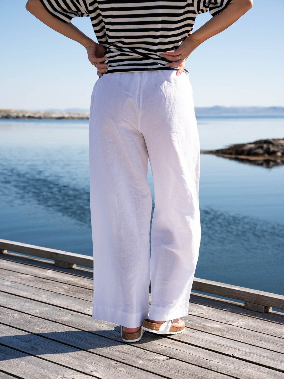 MSCH Copenhagen Mirilla Pants Bright White