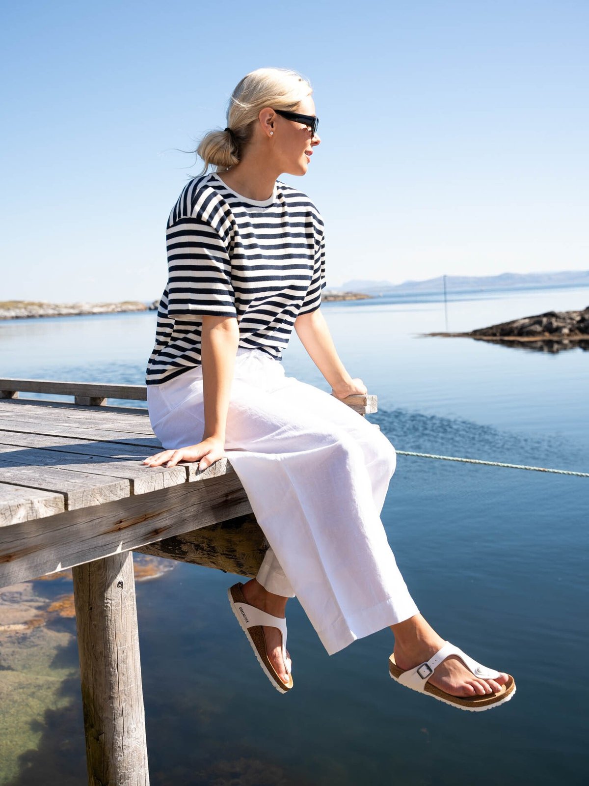 MSCH Copenhagen Mirilla Pants Bright White