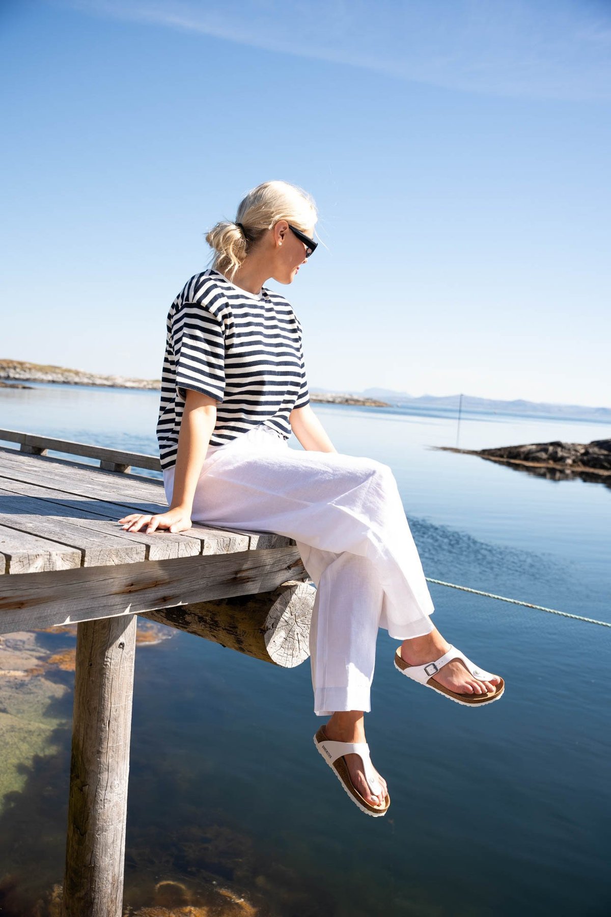 MSCH Copenhagen Mirilla Pants Bright White