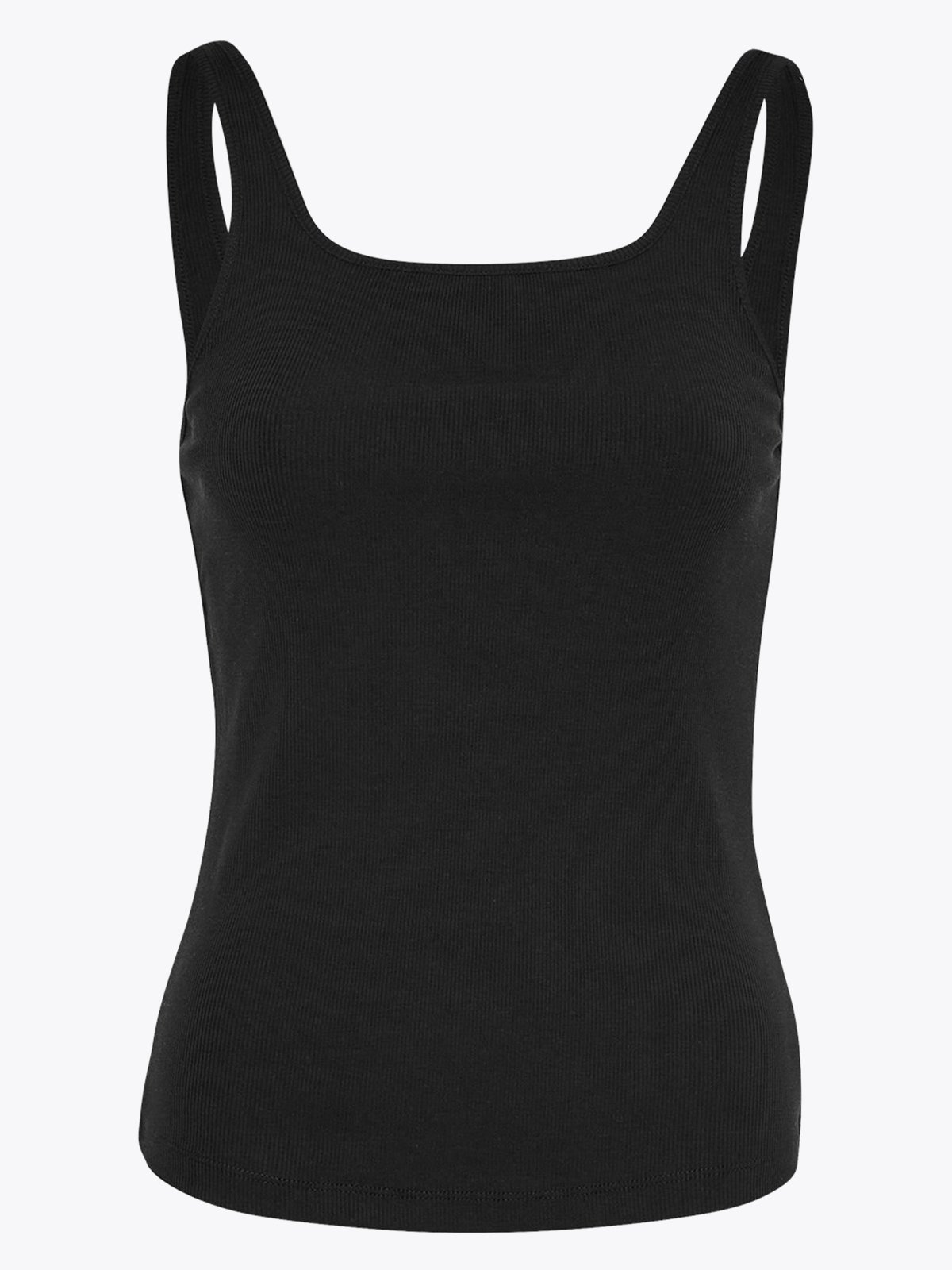 MSCH Copenhagen Betrina Rib Sleeveless Top Black