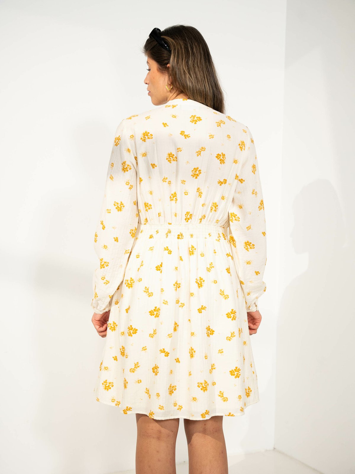 MSCH Copenhagen Rojan Vlora 3/4 Shirt Dress Rattan Flower