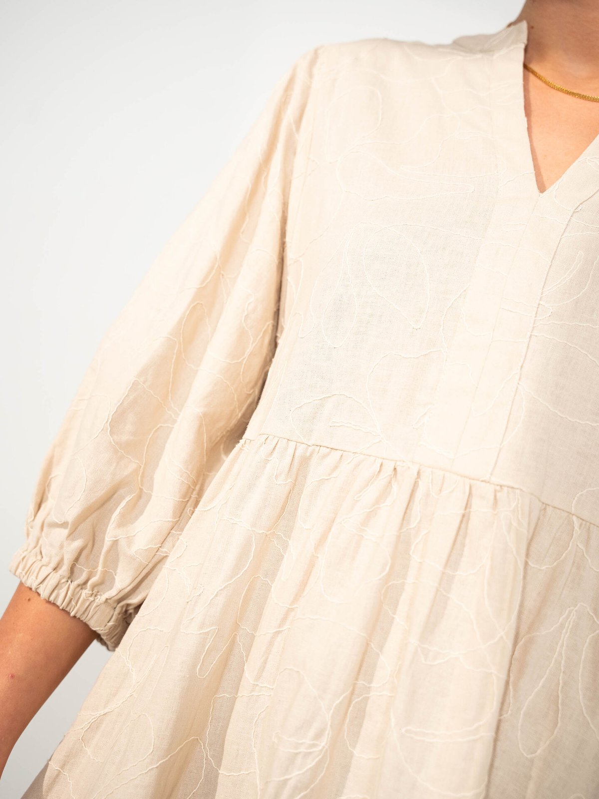 MSCH Copenhagen Ilektra 3/4 Dress Oatmeal