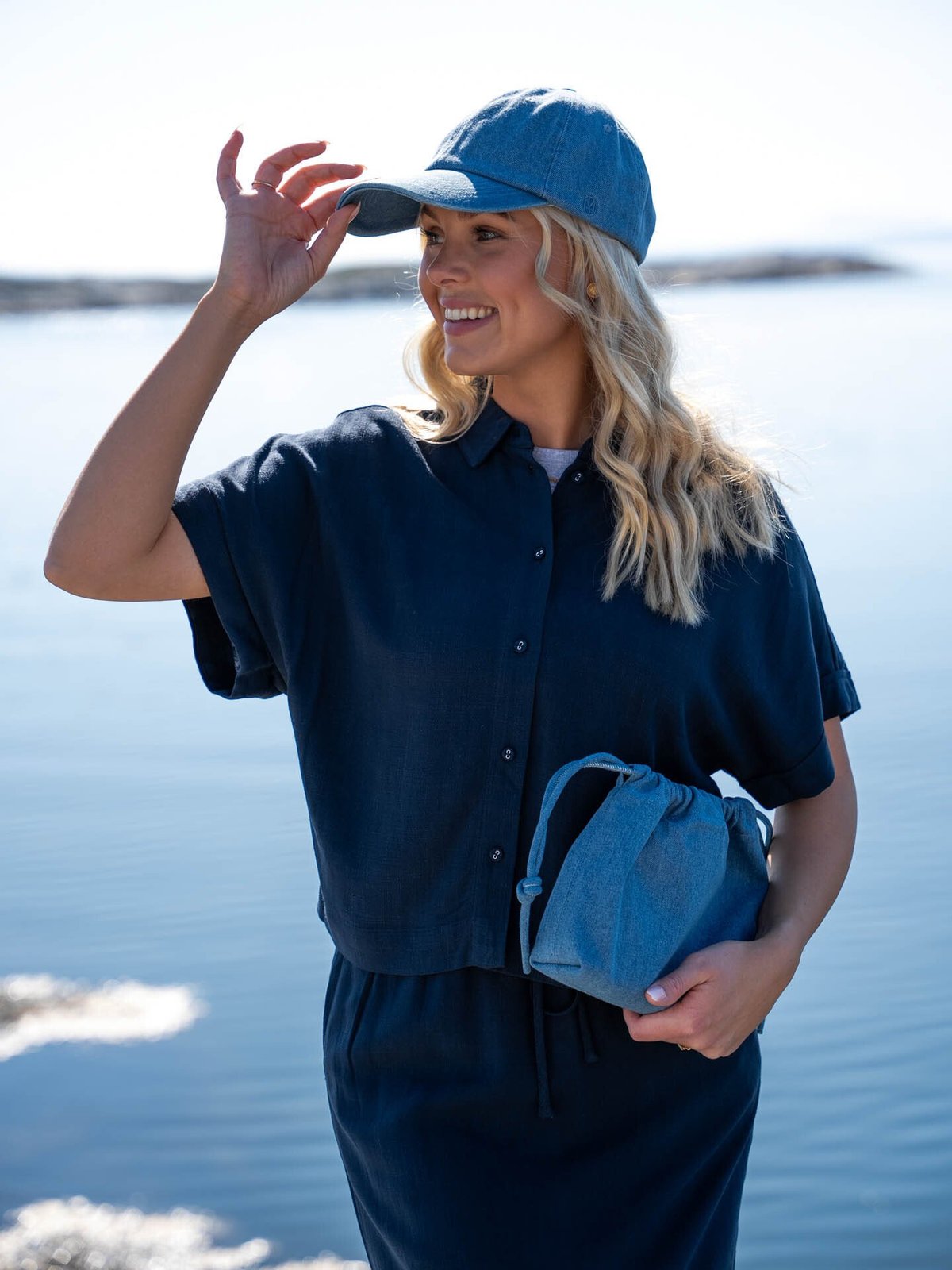 MSCH Copenhagen Bobbie Cap Light Blue Wash