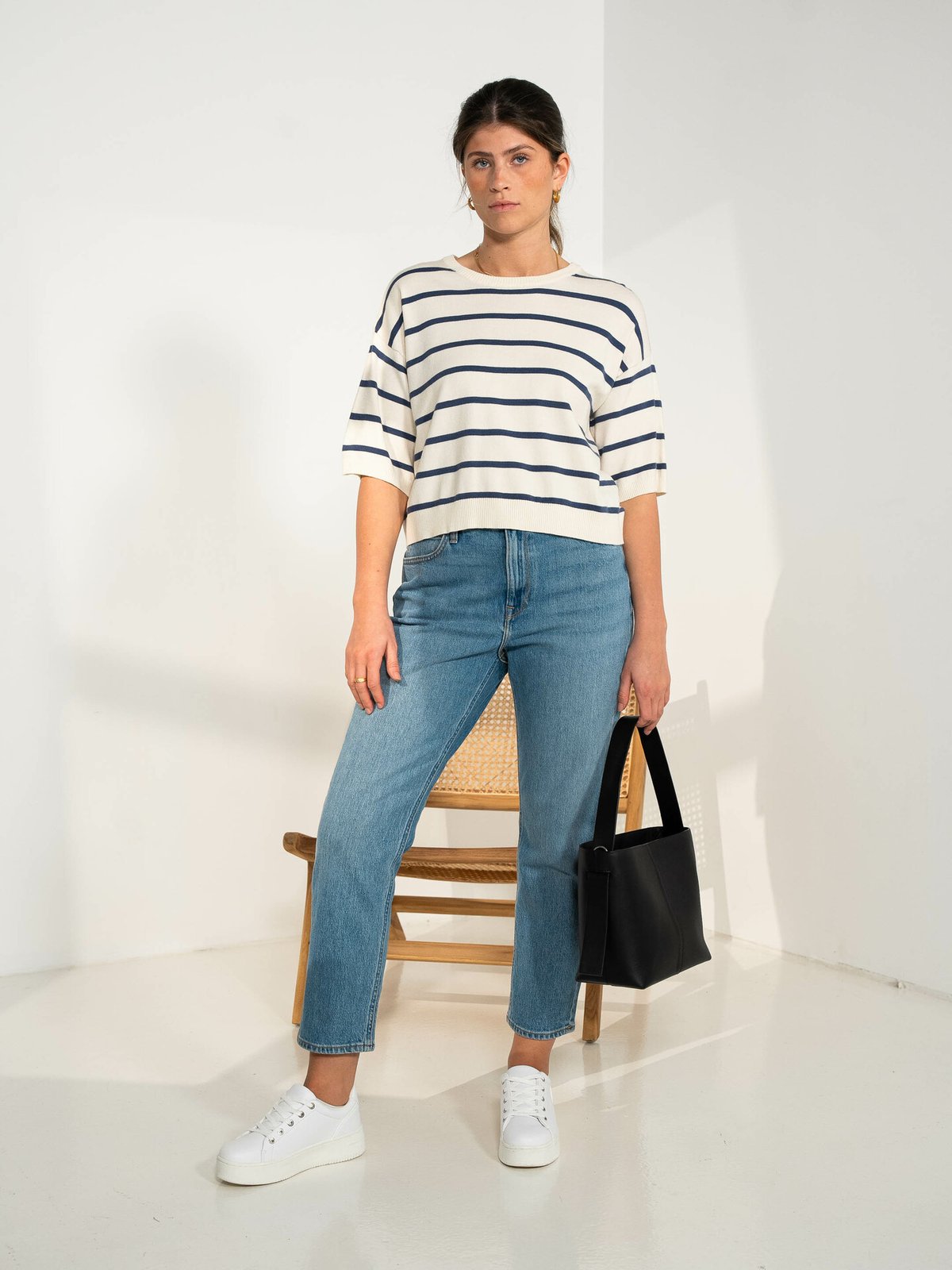 MSCH Copenhagen Geanine Rachelle 2/4 Pullover Ice / Oceana